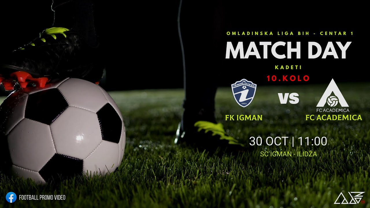 ⚽  FK IGMAN  🆚  FC ACADEMICA 1️⃣:2️⃣ | OMLADINSKA LIGA BIH CENTAR 1 - KADETI  ⚽