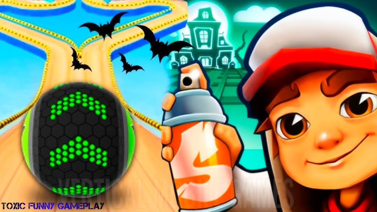 Subway surfers Vs Going Balls, Subway Surfers New Update Speed Run Gameplay,Going Ball. 