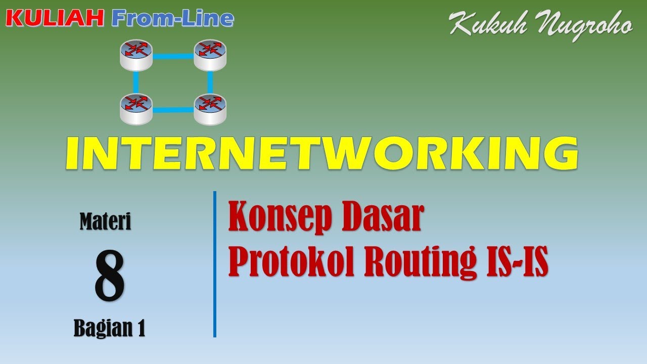 (Inet) 8.1  -  Konsep Dasar IS IS