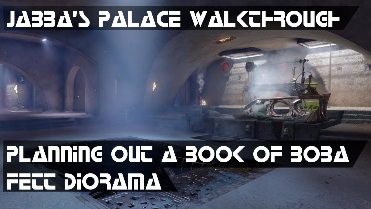 Jabba's Throne Room Walkthrough and Designing a Book Of Boba Fett Diorama