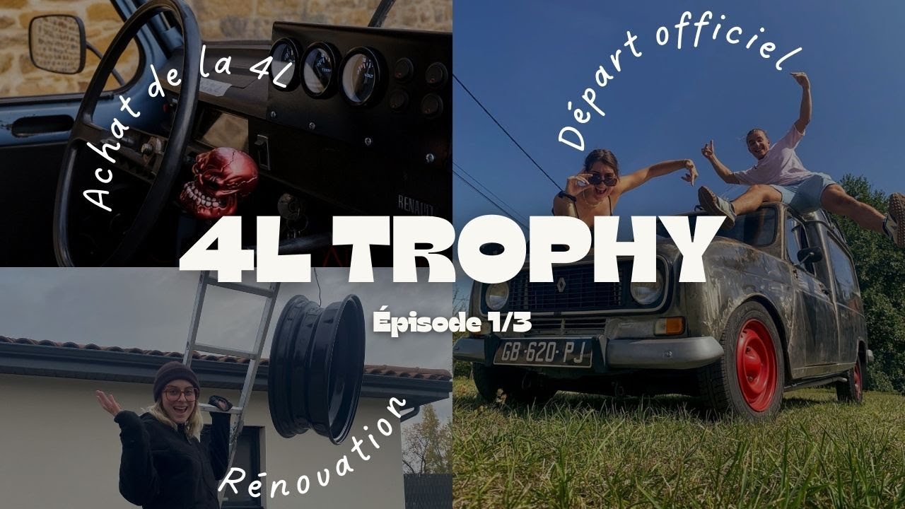 4L Trophy 2024 : Achat, aménagement et première journée CHAOTIQUE ! 😱🚙💥 - 1/3