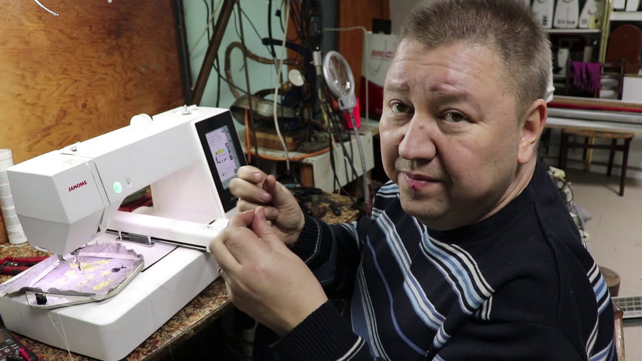 Janome 500E стук при работе