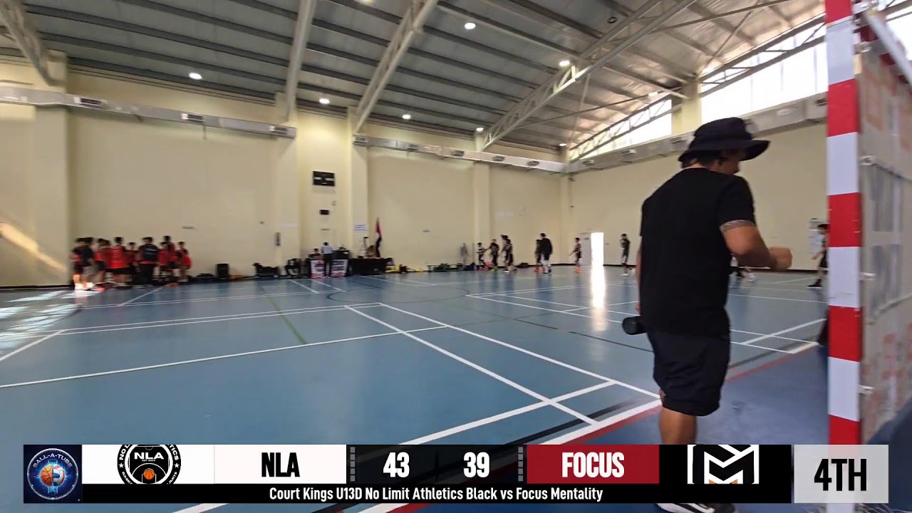Court Kings Championship Game U13D No Limit Athletics Black vs Focus Mentality