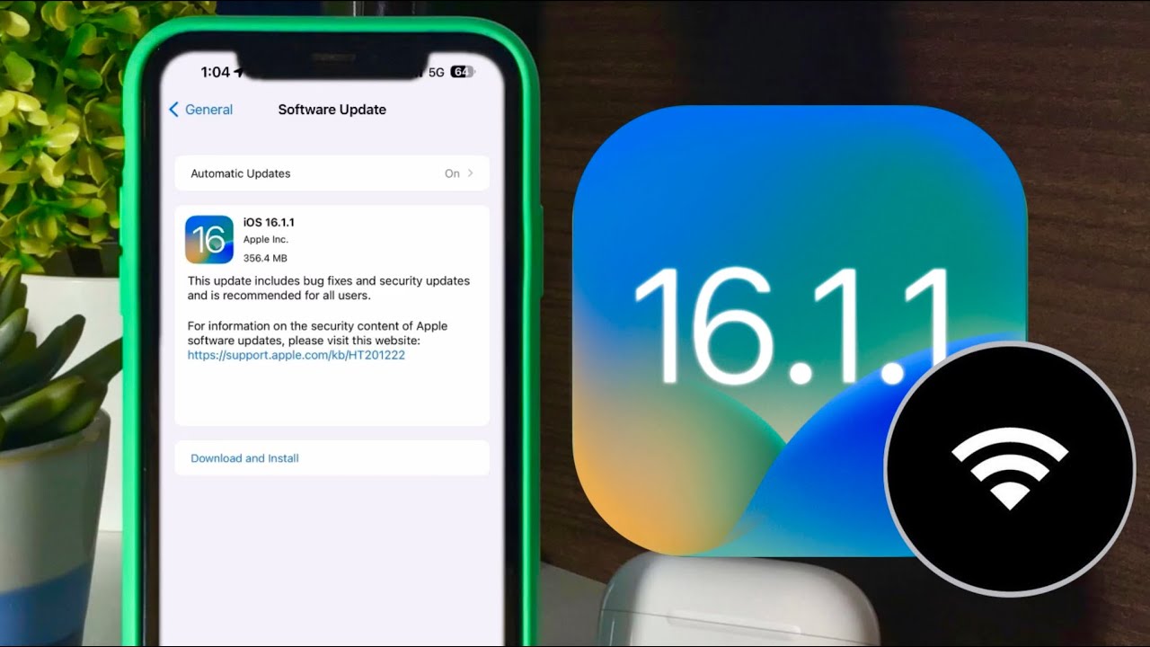 iOS 16.1.1 y iPadOS 16.1.1 disponibles con correcciones urgentes relacionadas al Wi-Fi