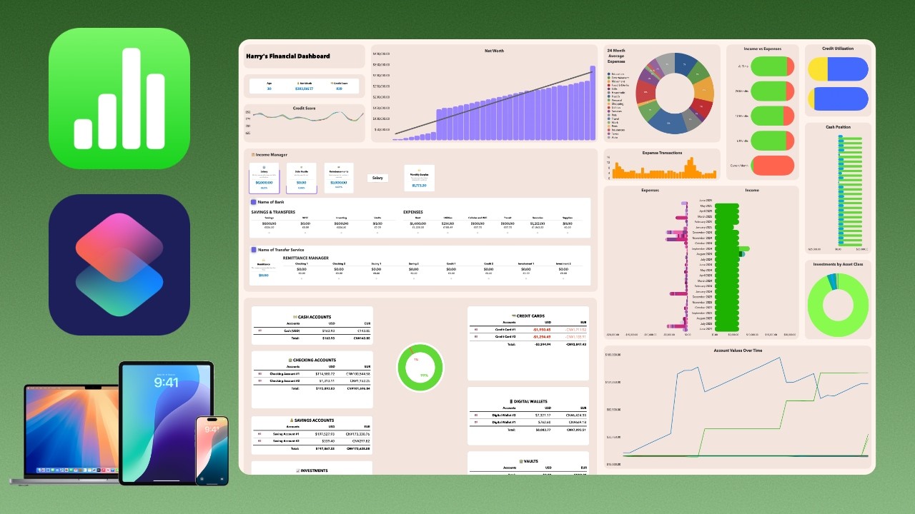 Use Apple Shortcuts and Apple Numbers to Track Your Finances (HDR)