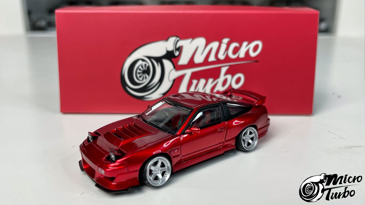 1:64 Nissan 180SX Spirit Rei “Miyabi” (negative camber) - Micro Turbo [Unboxing]