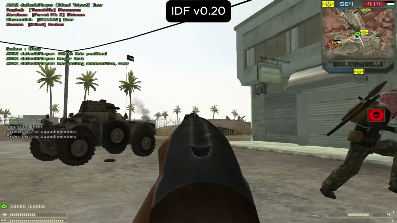 Battlefield 2 - Fight For Independence v0.20 - Battle of Al-Salt gameplay