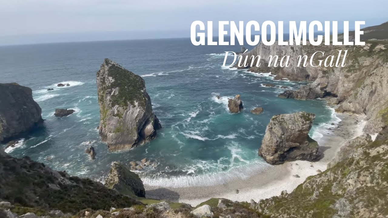 Maghera, An Port, Glencolmcille, Donegal. Coastal Hike. Mavic Air 2. 4K HDR