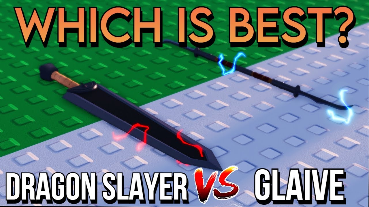 Glaive Vs Dragon Slayer | Comparsion | Combat Warriors