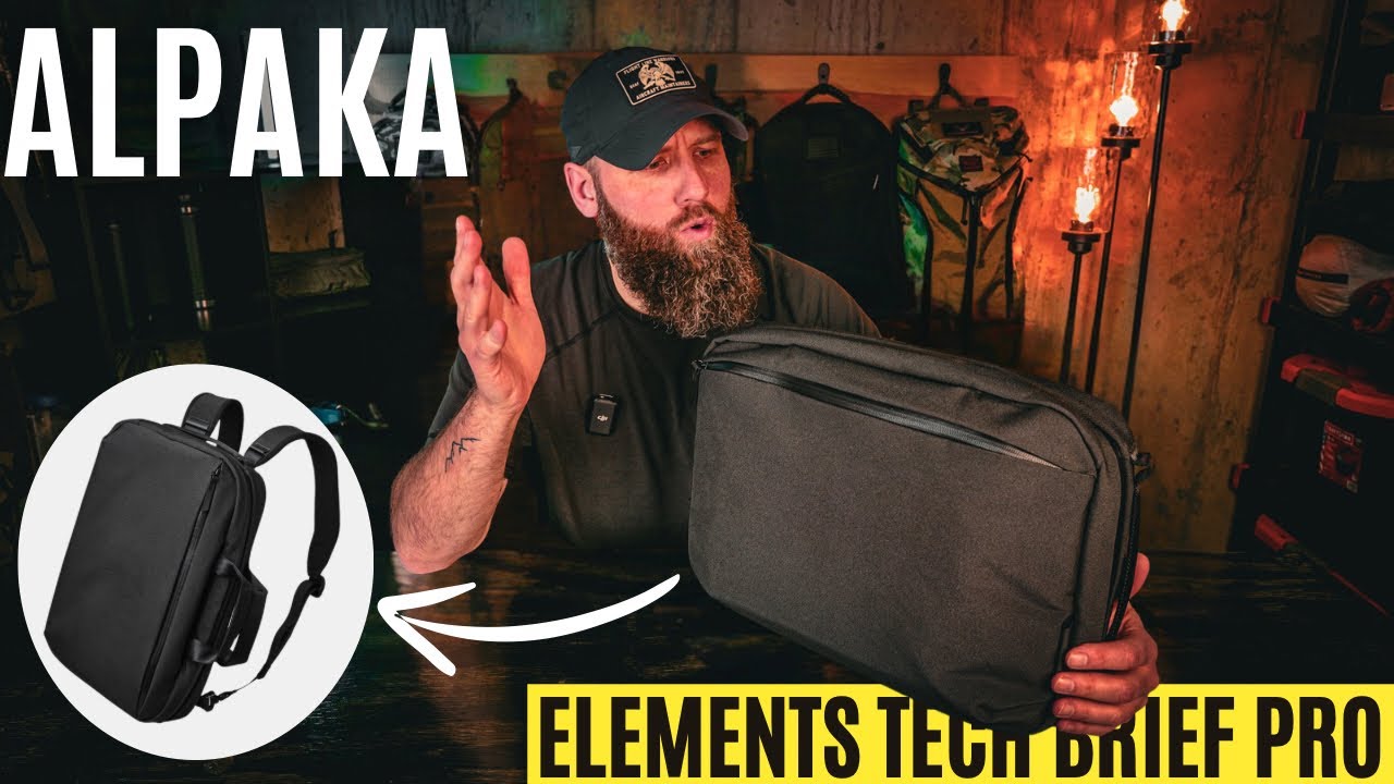 Genius 3-in-1 Bag || Alpaka Elements Tech Brief Pro