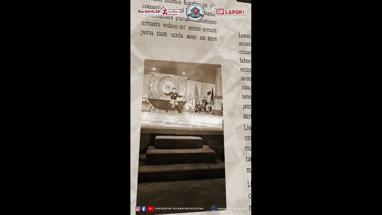 CAMAT BULELENG DAMPINGI BUPATI BULELENG RESMIKAN WANTILAN DAN LANTIK PENGURUS PAGUYUBAN SENIMAN BALI