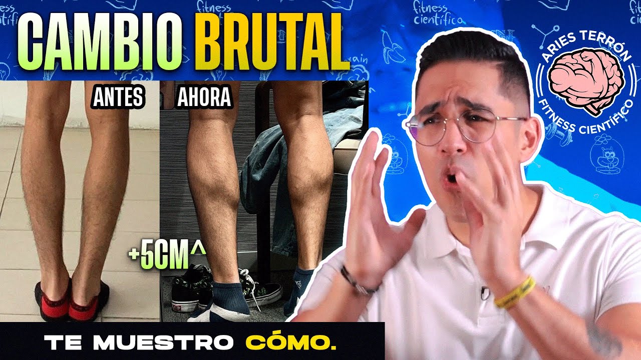 ASÍ AUMENTÉ 5 CM de PANTORRILLA (CON MALA GENÉTICA) 🦵🏽