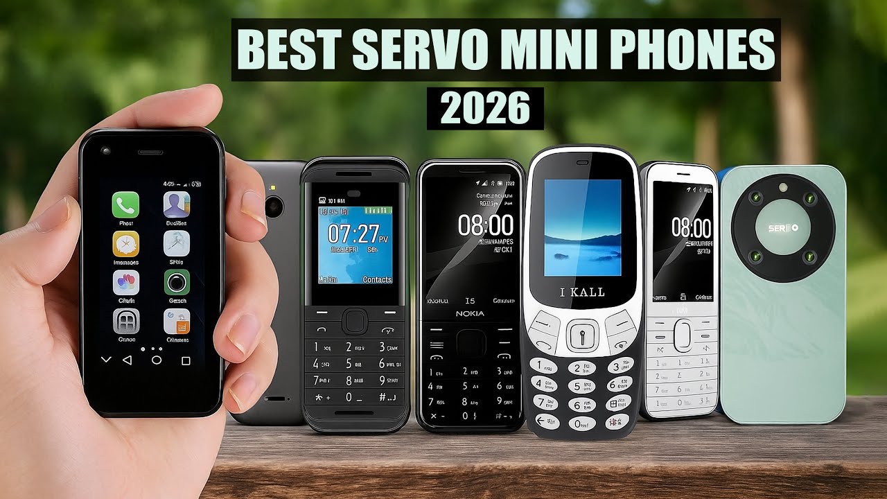 5 лучших мини-телефонов SERVO 2026 года | Лучшие кнопочные телефоны — [Buyer Gudie]