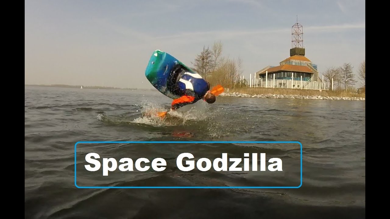 Space Godzilla  - Flatwater kayak freestyle