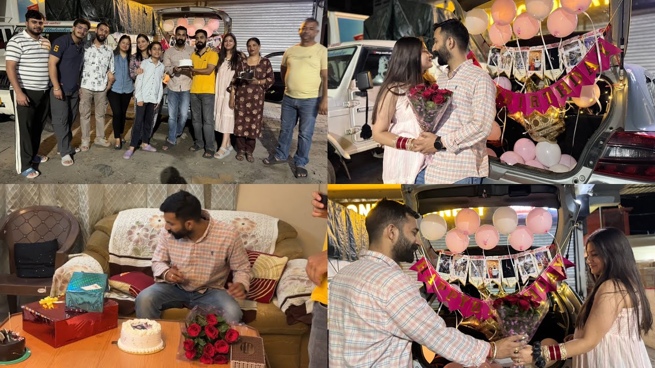 🎂 My Husband’s Birthday 🎁 | A Big surprise for Him😍 | family together | #kushanjal  #loveforever