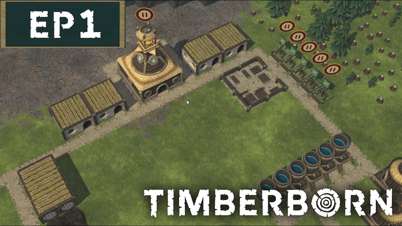 Timberborn EP1: [Hard Difficulty on Plains] - Drought, Starvation & Wiped-Out