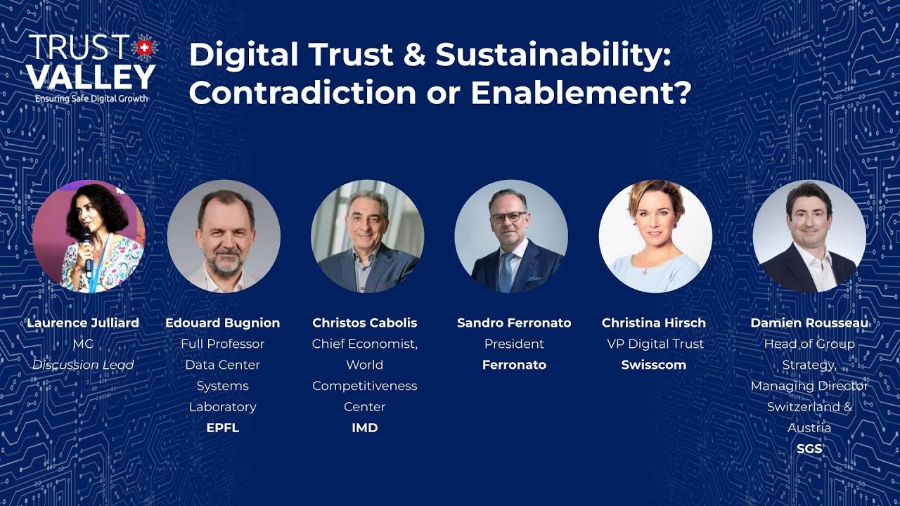 #TVDAY24 Digital Trust and Sustainability: Contradiction or Enablement?