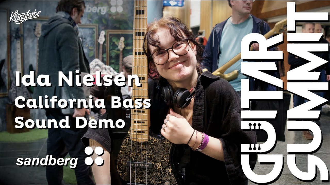 SANDBERG - Ida Nielsen California Bass - Sound Demo (Guitar Summit 2024)
