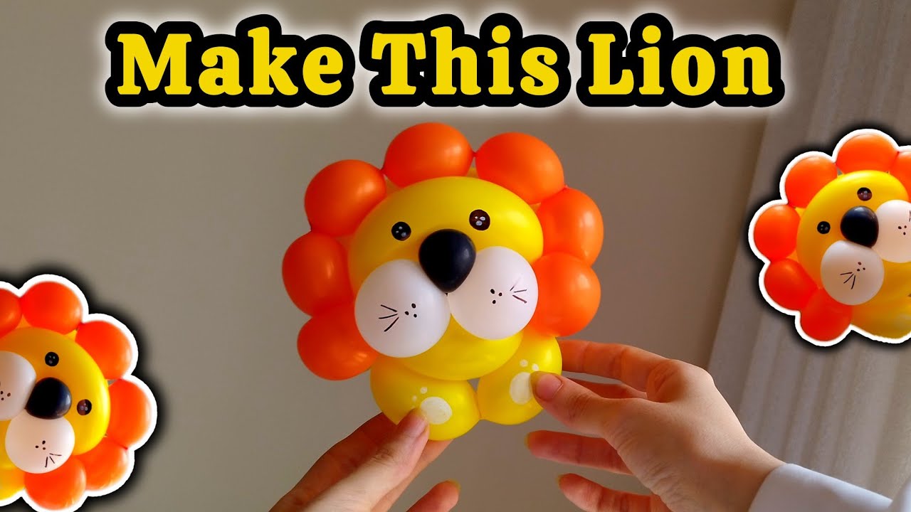 Balloon Animal Tutorial 🦁🤩 | Step by Step Tutorial!" | Easy Balloon Animal Tutoria