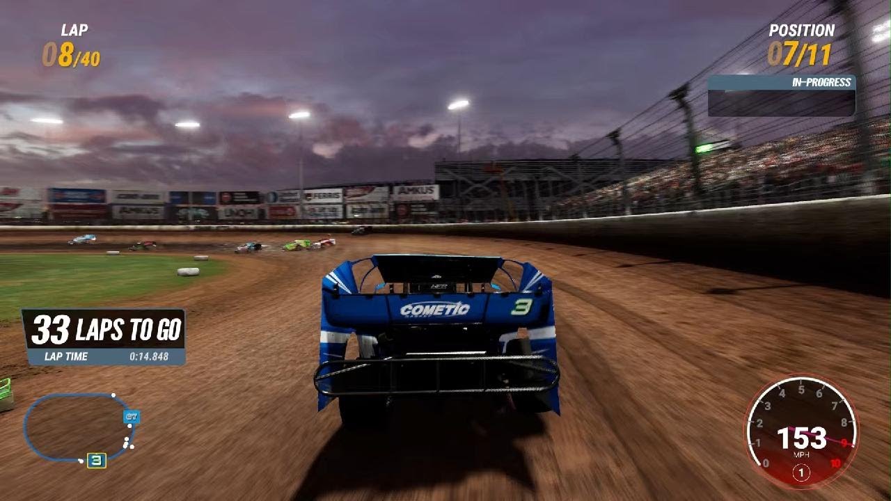 World of Outlaws: Dirt Racing 24_Wallbanger Racing Main at Charlotte