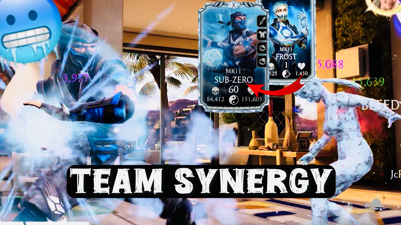 Frost MK11 Team Synergy, Is Sub-Zero MK11 Best with her? | Klash Tower Brutal & Friendship Gameplay
