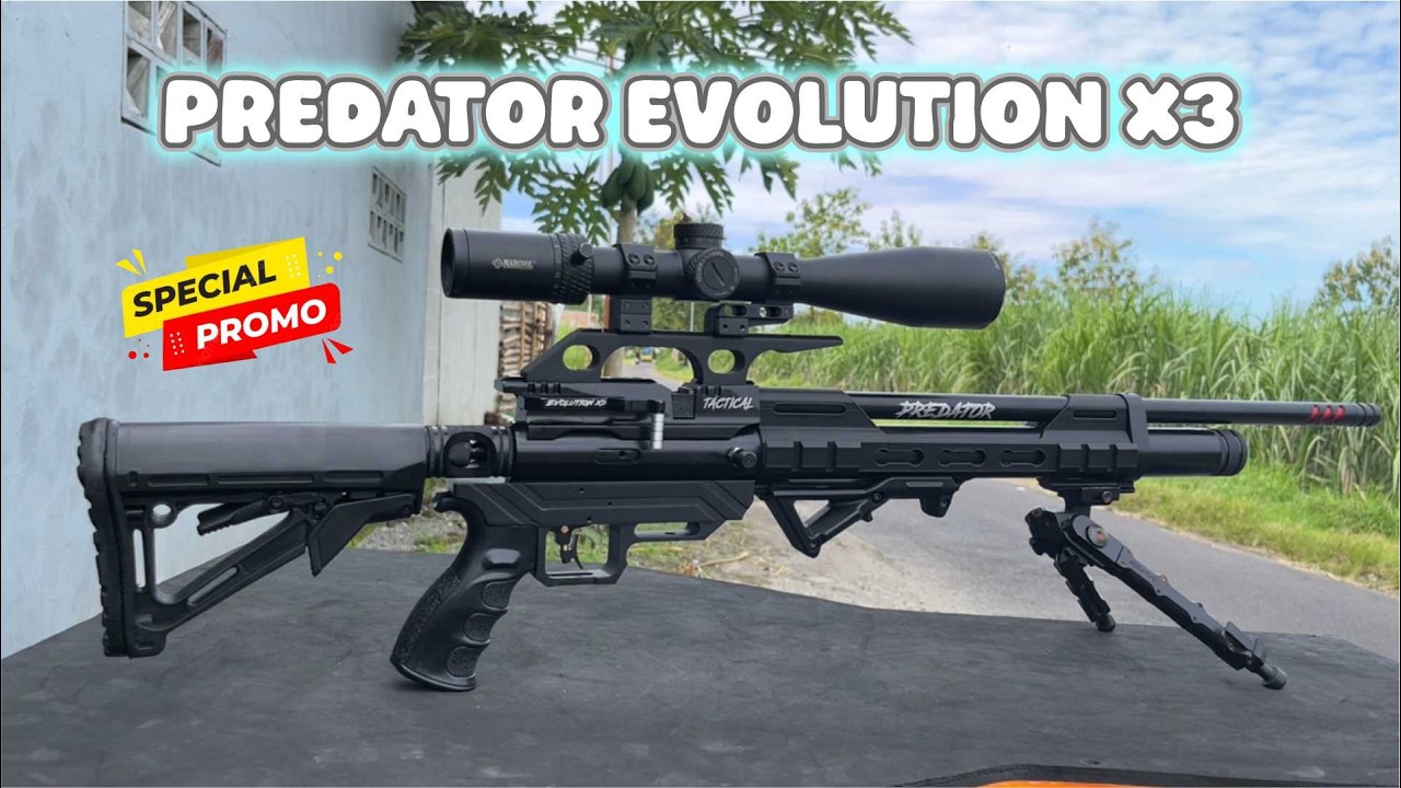 PCP PREDATOR OD 38 TACTICAL EVOLUTION X3 PCP BIG GAME MURAH | PROMO SENAPAN PCP TERBARU 2026