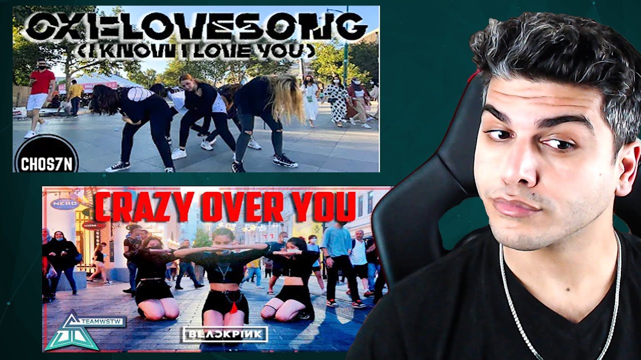 BLACKPINK & TXT / CRAZY OVER YOU [TEAMWSTW] & 0X1=LOVESONG[CHOS7N] DANCE COVER | K-POP TEPKİ |