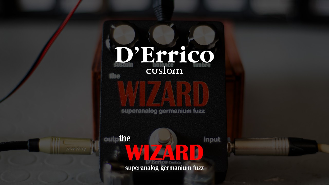 D'Errico Custom The WIZARD fuzz - superanalog germanium fuzz/overdrive (Baldwin-Burns Buzzaround)