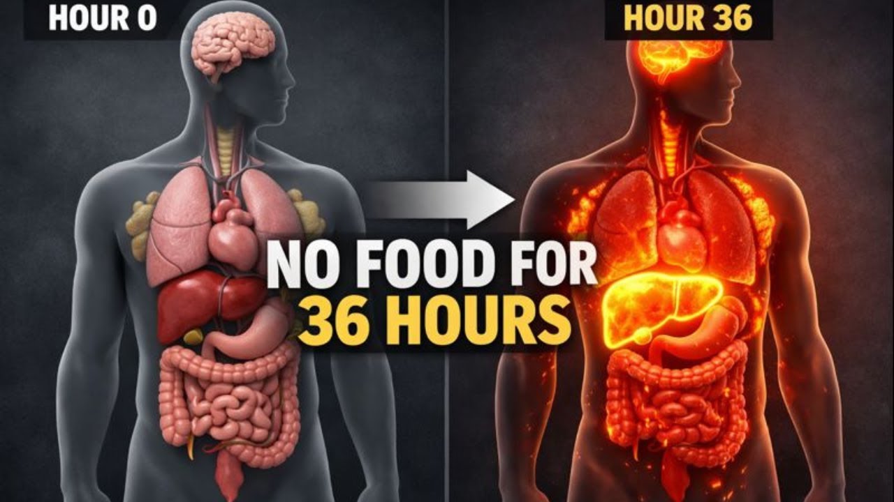Your Body During 36 Hours Without Food (The Transformation is Wild)