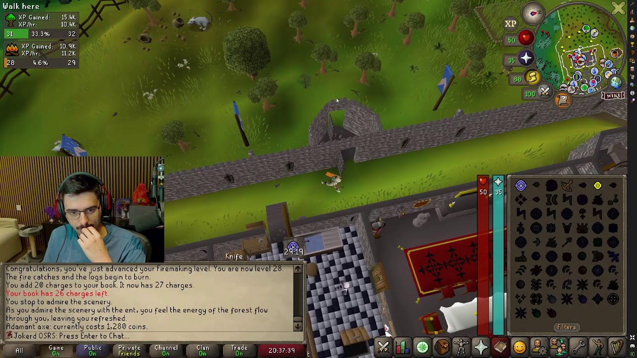 Day 11 OSRS Hardcore Ironman / WoW Player New to this MMO