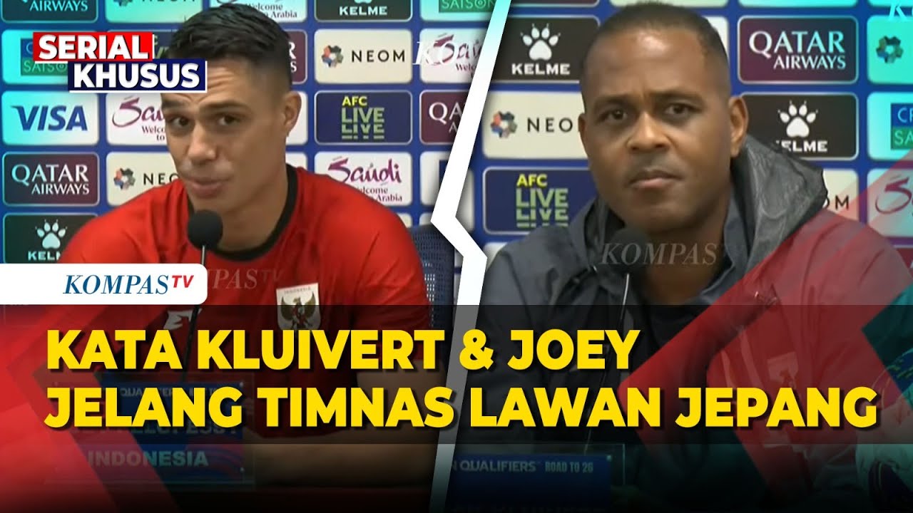 [FULL] Kata Kluivert dan Joey Pelupessy Jelang Timnas vs Jepang di Laga Kualifikasi Piala Dunia 2026