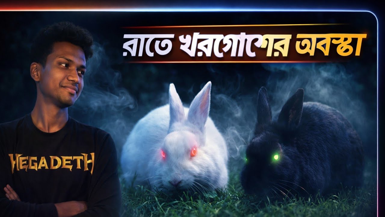 রাতে খরগোশের অবস্থা ॥ 🛑 লাইভ দেখুন 😬