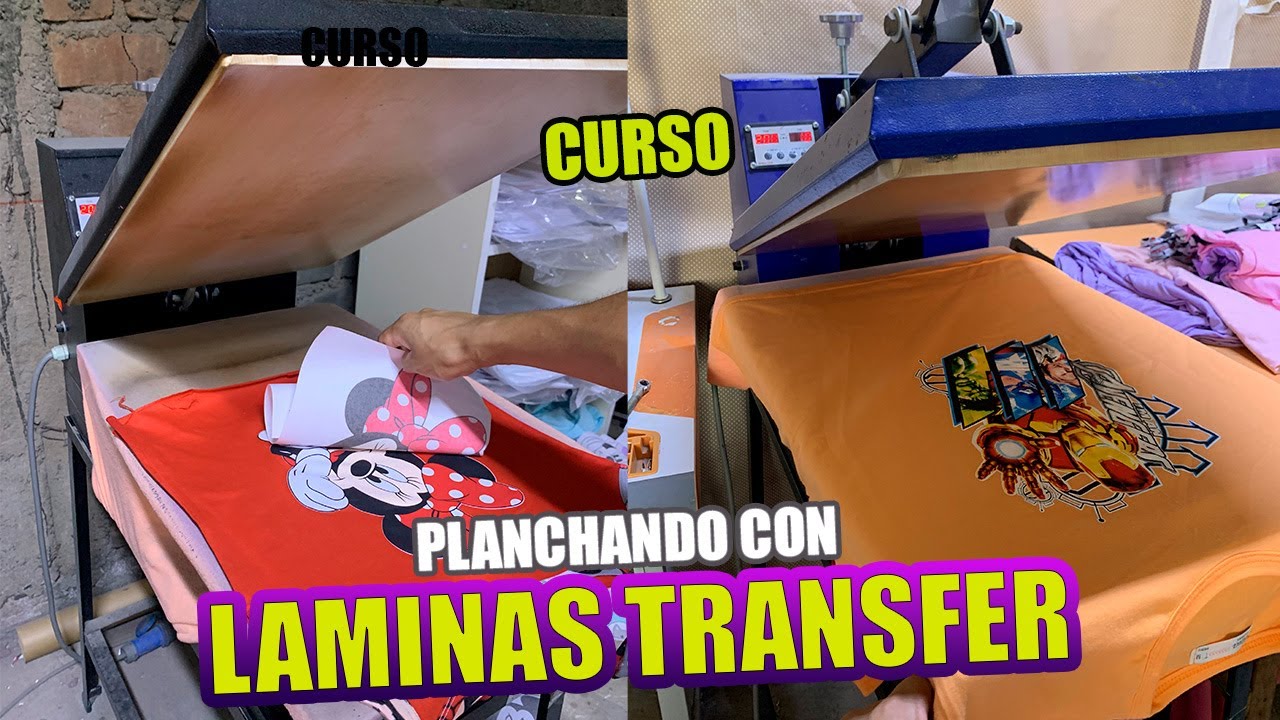 PLANCHA TRANSFER- TUTORIAL DE COMO ESTAMPAR DESDE 0 (clase gratis)