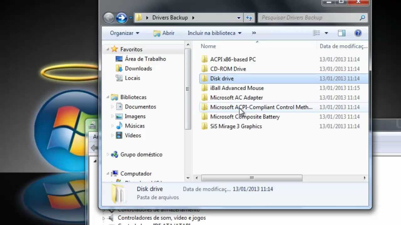 Como Fazer Backup de Drivers e Instalar após Formatação