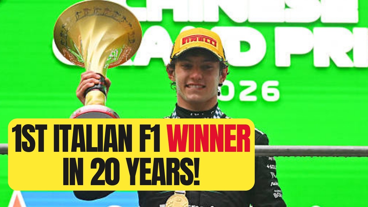 Kimi Antonelli rewrites Formula 1 history with Chinese GP 2026 victory |Sports Today