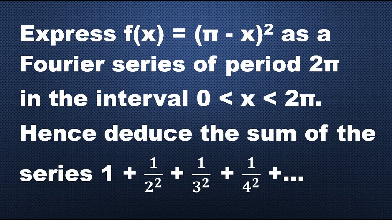 MA25C02 | MA3351 | Fourier Series in Tamil | Fourier Series Problems in Tamil