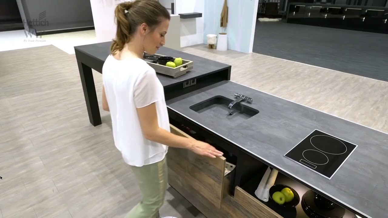 Bucătărie insulă / Bucătărie compactă all inclusive  -  HETTICH  - WTP - Wooden Technic Prodimplex