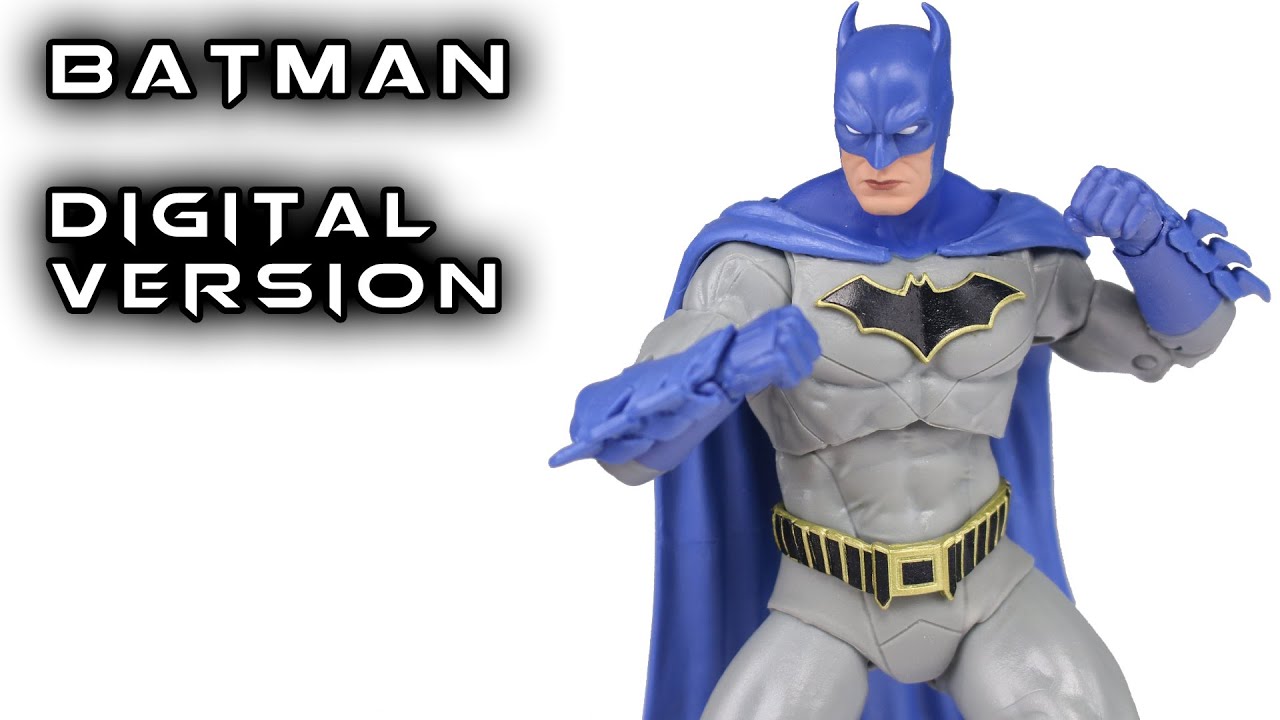 McFarlane Toys BATMAN Rebirth Digital Version DC Multiverse Action Figure Review