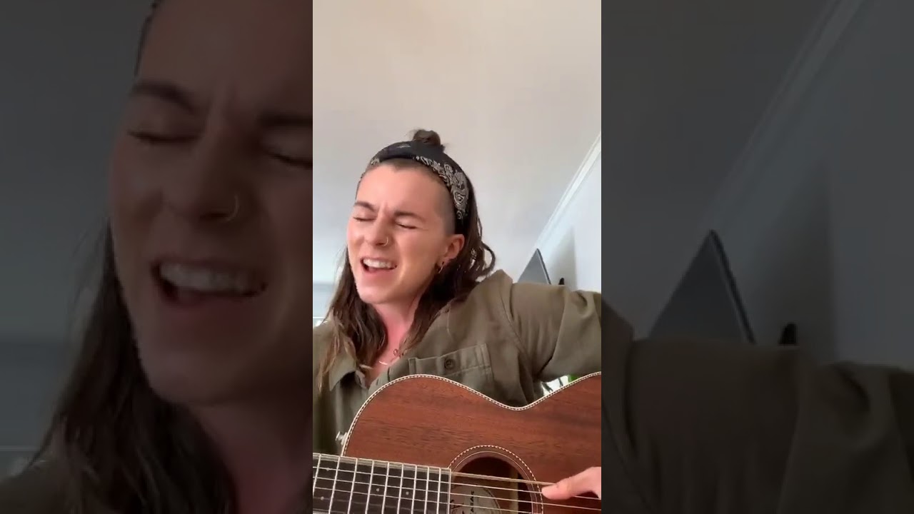 Lynn Gunn from PVRIS- Dead Weight acoustic live (feat. Opal) on Instagram live stream
