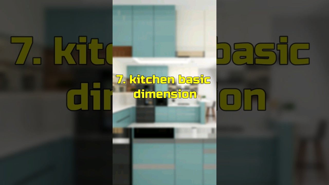 Standard Kitchen Dimensions👍🙂 #kitchen #modularkitchen