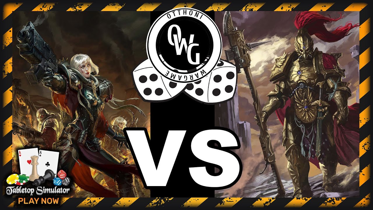 Adepta Sororitas vs Adeptus Cistodes TTS Batrep, 2000p