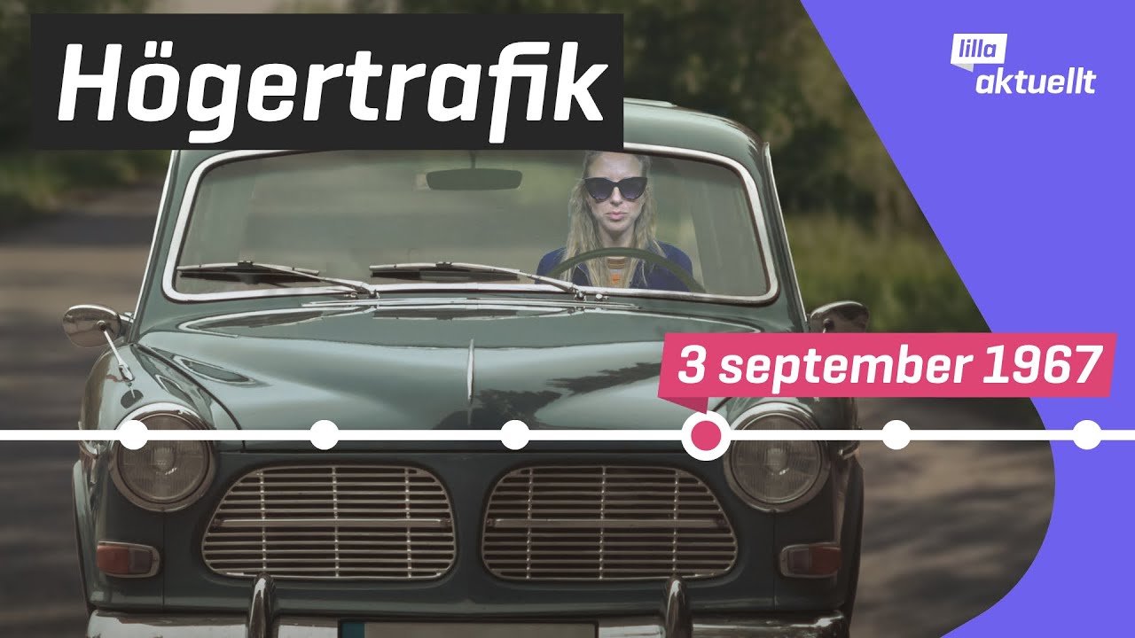 Så gick det till när vi fick högertrafik! | Lilla Aktuellt