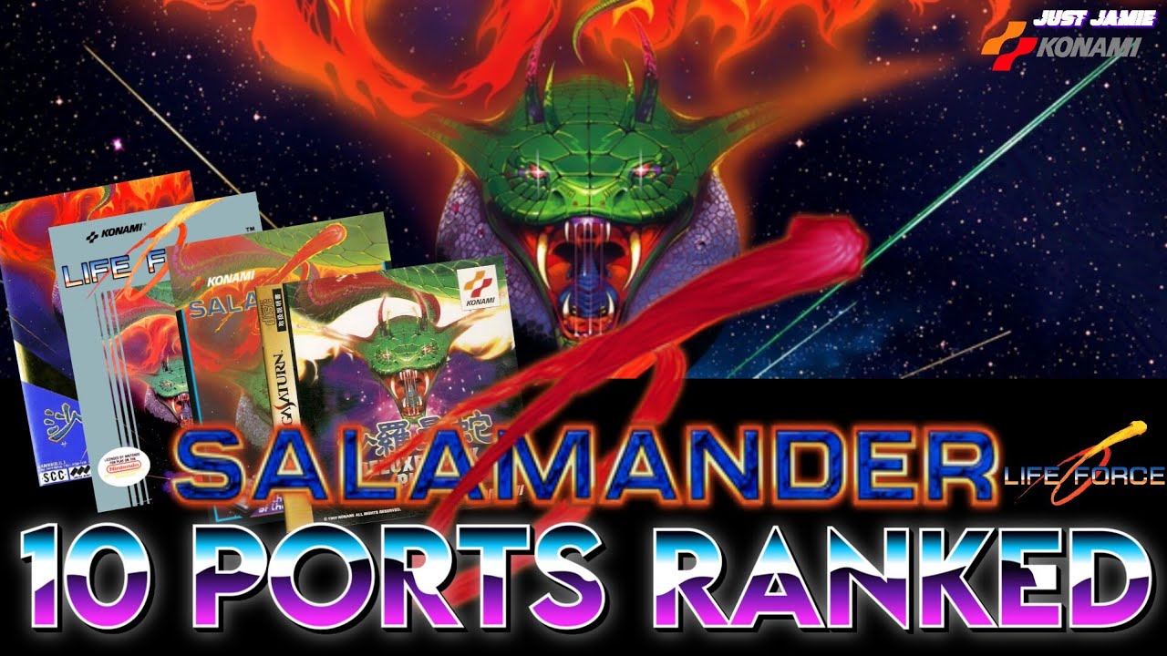 Which Version of Life Force/Salamander Did I Rank No.1? #lifeforce #konami #arcadegames 