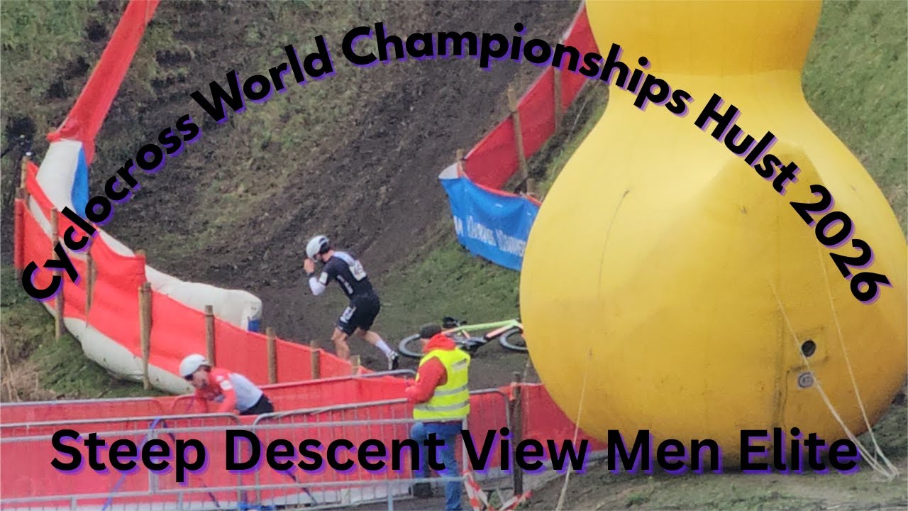 UCI Men Elite Cyclo-cross Worlds Hulst 2026 – Steep Descent Viewpoint