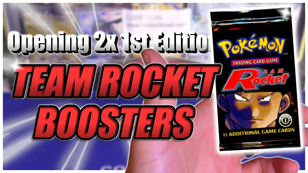Opening 2x UNWEIGHED Team Rocket 1ST EDITION Pokemon Booster Packs !!!