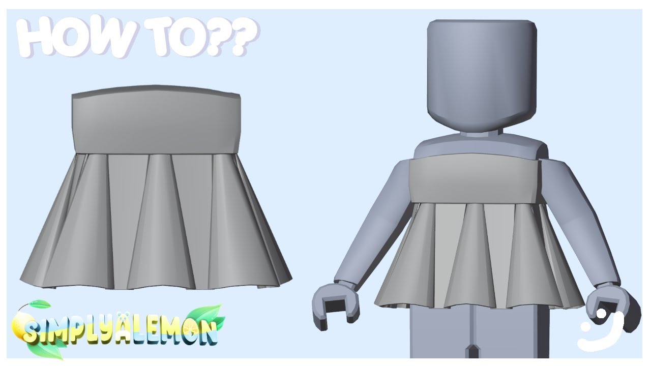 How to make a UGC Ruffled Dress in BLENDER