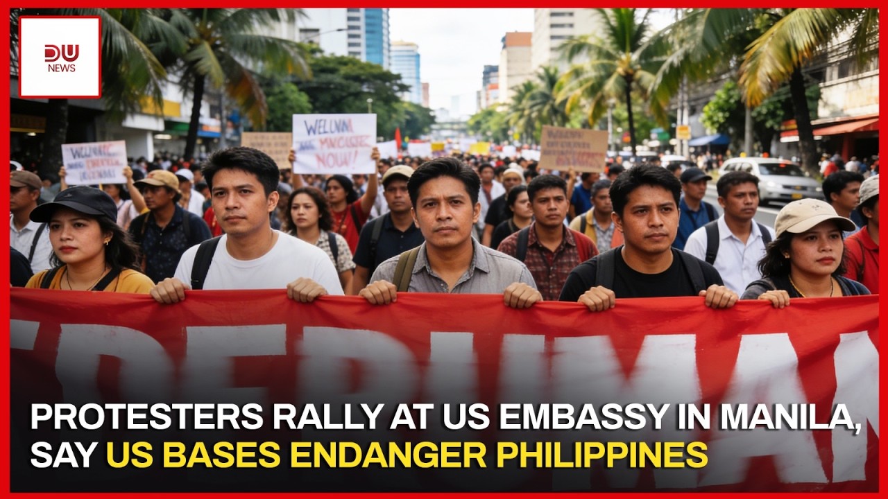 Protesters Rally at US Embassy in Manila, Say US Bases Endanger Philippines