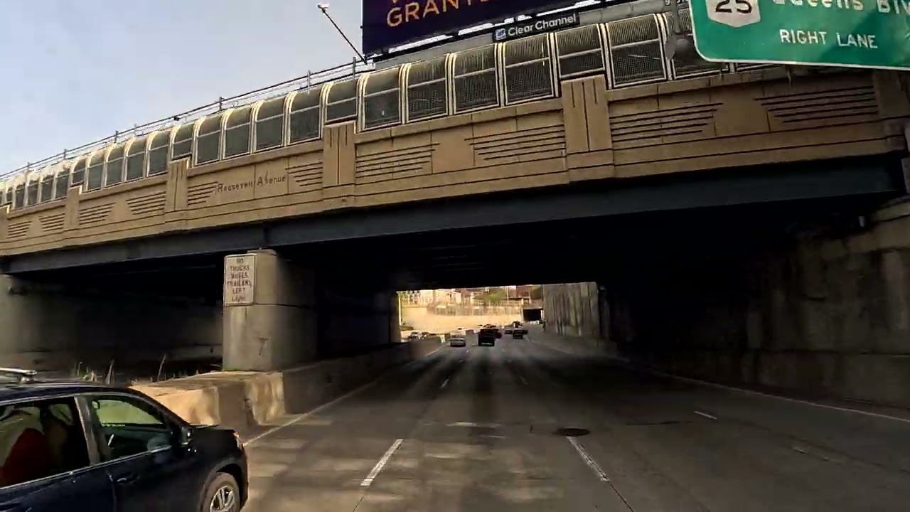 4K Driving from New York City NYC Borough Boro Queens to Williamsburg Brooklyn & Back ASMR