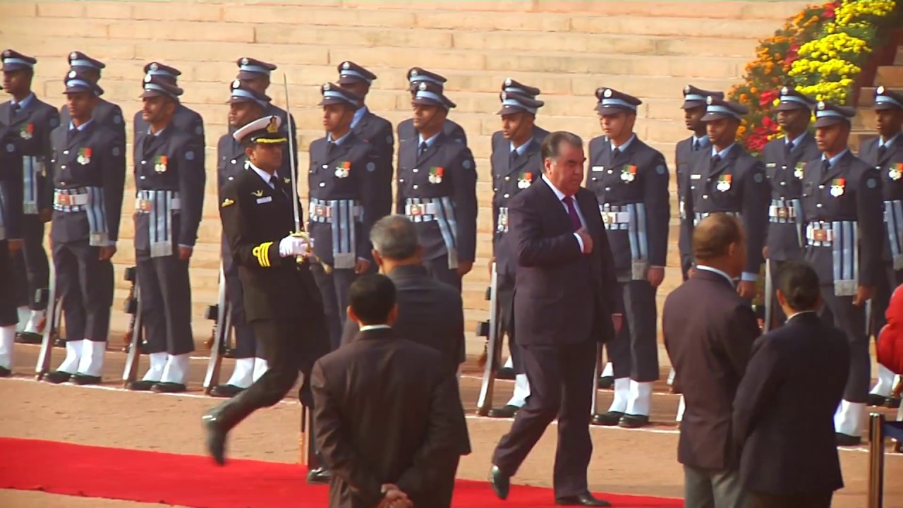 Ceremonial welcome of President Emomali Rahmon of the Republic of Tajikistan