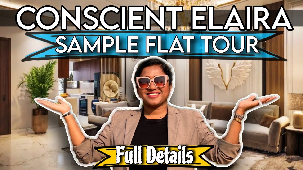 Sample Flat Tour of Conscient Elaira sector 80 || Sonam Gupta ||